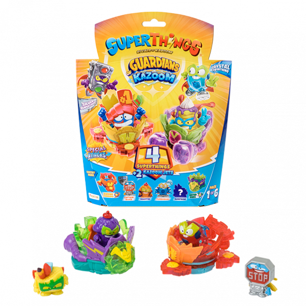 SUPERTHINGS RIVALS OF KABOOM Lata Gold Serie Power Machines-el